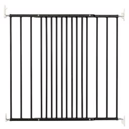 DogSpace Lucky Vägghängd Dog Gate Galler 72,5 cm SVART